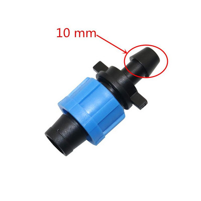 6mm-től 16mm-ig 10mm-től 16mm-ig zár Kivételi csepegtető öntözőcső csatlakozók Kerti vízcsepp szalag Záróanya csatlakozó szerelvények 5 db