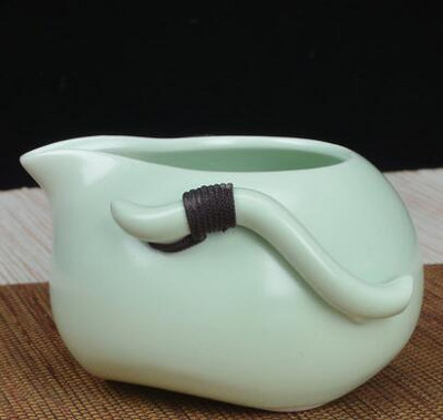 Kerámia teás edény Longquan celadon Ru Kiln Teakancsó Vásári csésze teaszett halmintával Kung Fu teáscsésze cameo
