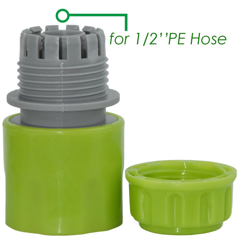 20 DB (10 SET) 1/2"-es adapterdugó gyorscsatlakozó tömlőcső csatlakozója javítási csatlakozás öntözés 1/2"-os 3/4" mellbimbós kerti szerszámokkal