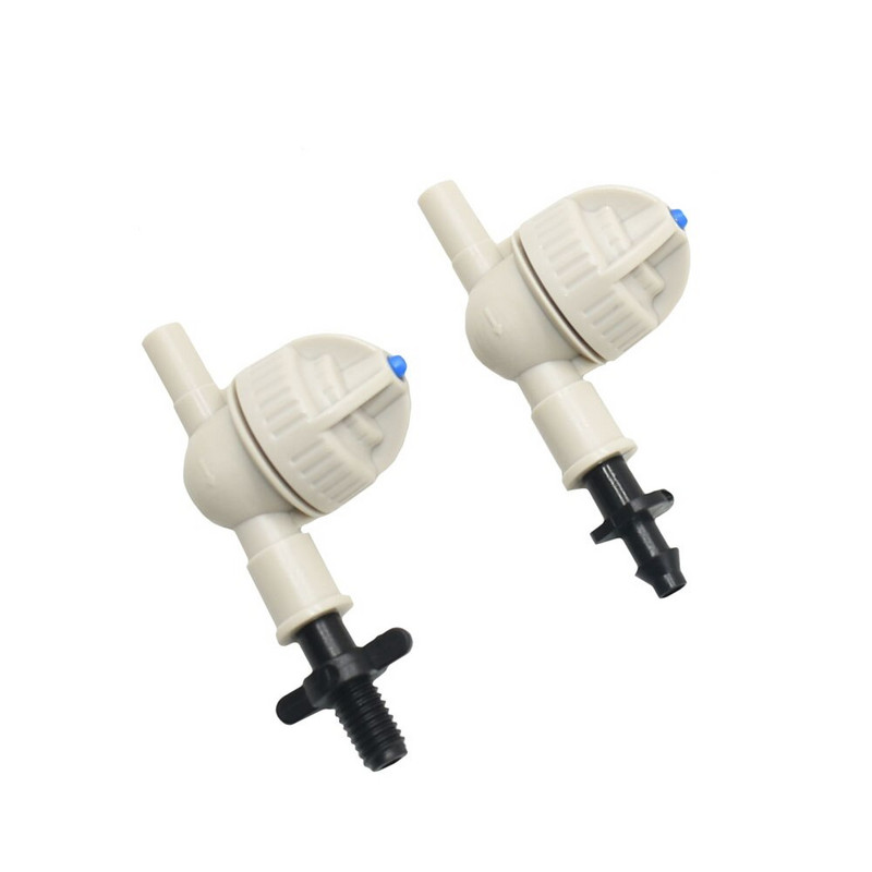 10 buc Supapă de aburire anti-picurare pentru seră, duză suspendată de 6 mm până la 6 mm, mini supapă pentru duză de ceață robinet de grădină