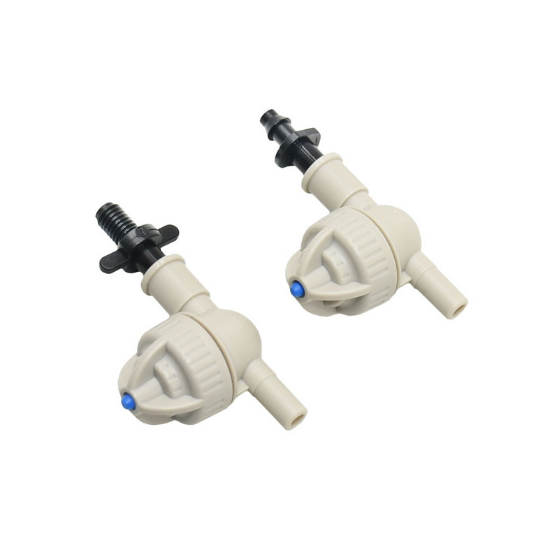 10 buc Supapă de aburire anti-picurare pentru seră, duză suspendată de 6 mm până la 6 mm, mini supapă pentru duză de ceață robinet de grădină