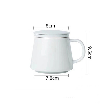 Ceașă cu infuzor de ceai, ceramică, simplă, cu capac, filtru, mâner din lemn, ceașcă cu lapte, cafea, suc, pahar, căni cu apă, băuturi