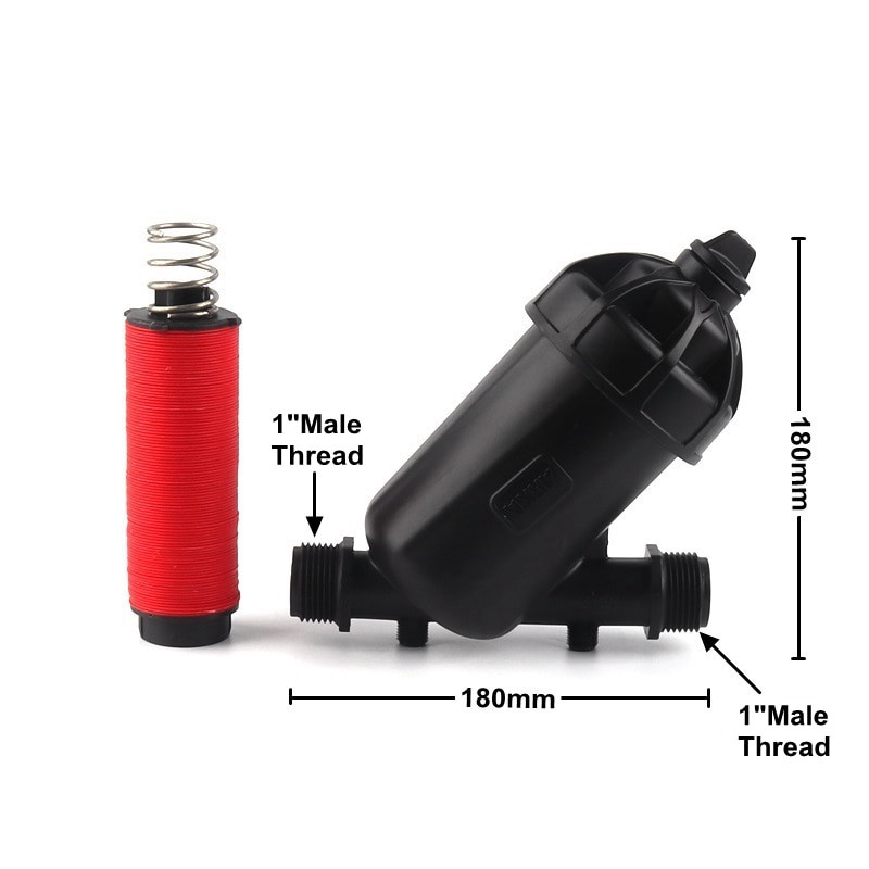 1vnt 3/4"1" diskinis filtras Vyriškas sriegis ekrano filtras sodo laistymo metalinis tinklinis filtras 120 tinklelio lašelinio laistymo fontano įrankiai