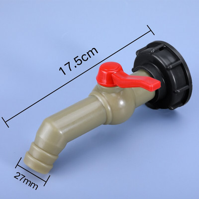 60 mm-es durva menetes IBC tartály adapter 1/2'' 3/4'' 1'' 1,2'' 1,5'' tömlőhöz IBC tartály szerelvények kapcsoló csatlakozóval