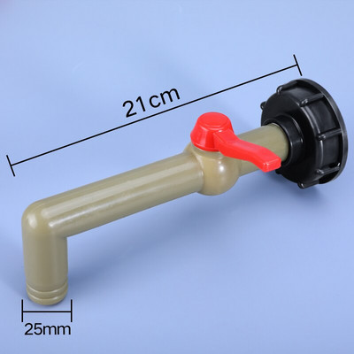 60 mm-es durva menetes IBC tartály adapter 1/2'' 3/4'' 1'' 1,2'' 1,5'' tömlőhöz IBC tartály szerelvények kapcsoló csatlakozóval