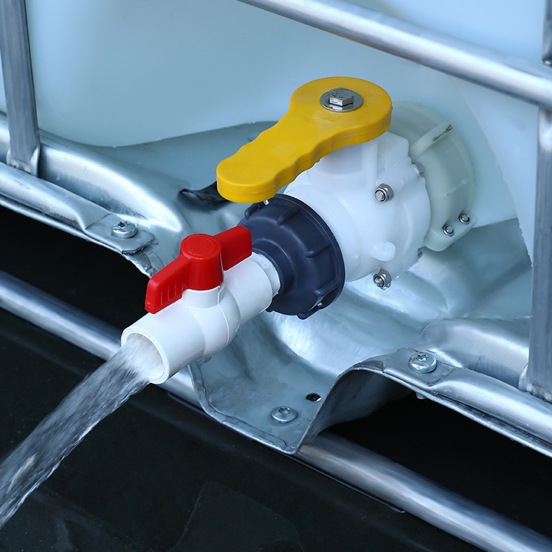 60 mm-es durva menetes IBC tartály adapter 1/2'' 3/4'' 1'' 1,2'' 1,5'' tömlőhöz IBC tartály szerelvények kapcsoló csatlakozóval