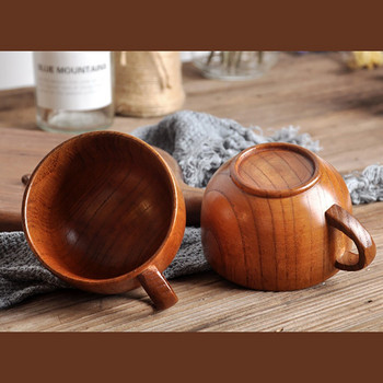Ξύλινο φλιτζάνι Ξύλο Καφέ Τσάι Μπύρα Χυμός Γάλα Κούπα Νερού Primitive Handmadeleisure Durable Practical Convenience Αρχική