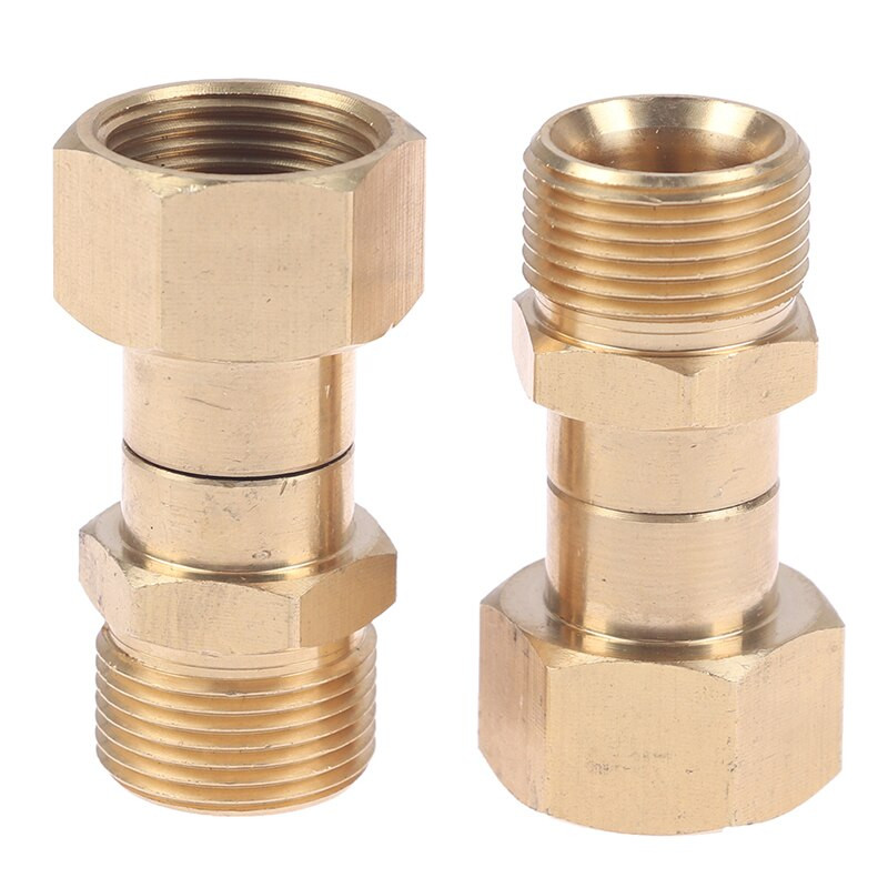 Mașină de spălat cu înaltă presiune Conector articulație pivotantă Racord pentru furtun M22 14/15mm Racord filet Rotație de 360 de grade Conector pentru pulverizator furtun