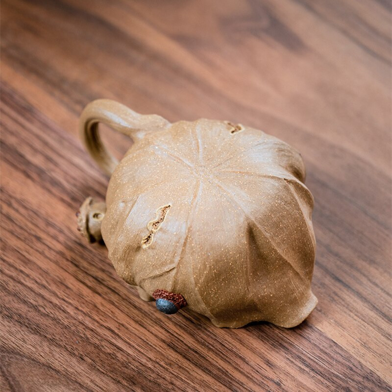 Rankų darbo molinis lotoso puodelis sraigių arbatos jūros lotoso puodeliai Kung Fu arbatos rinkinys Mielas arbatos puodelis Arbatos indas arbatos ceremonijos indas 180 ml