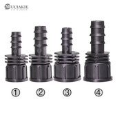 5 DB 1/2'' 3/4'' anyamenet 16 mm-es 20 mm-es kerti vízcsatlakozó csővezetékhez Csepegtető öntözés csatlakozó adapter