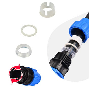 Εσωτερική διάμετρος 20mm PE Pipe Fittings Tee Ebow 4-Way Quick Connector Θερμοκηπίου Agriculture Irgation Water Pipe Connectors