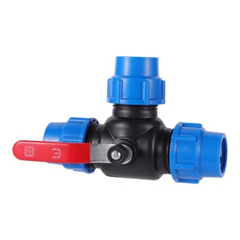 Εσωτερική διάμετρος 20mm PE Pipe Fittings Tee Ebow 4-Way Quick Connector Θερμοκηπίου Agriculture Irgation Water Pipe Connectors