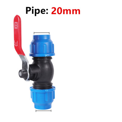 Diametru interior 20mm fitinguri PE pentru țevi Cot în T Conector rapid în 4 căi Seră Agricultură irigare Conectori țevi de apă