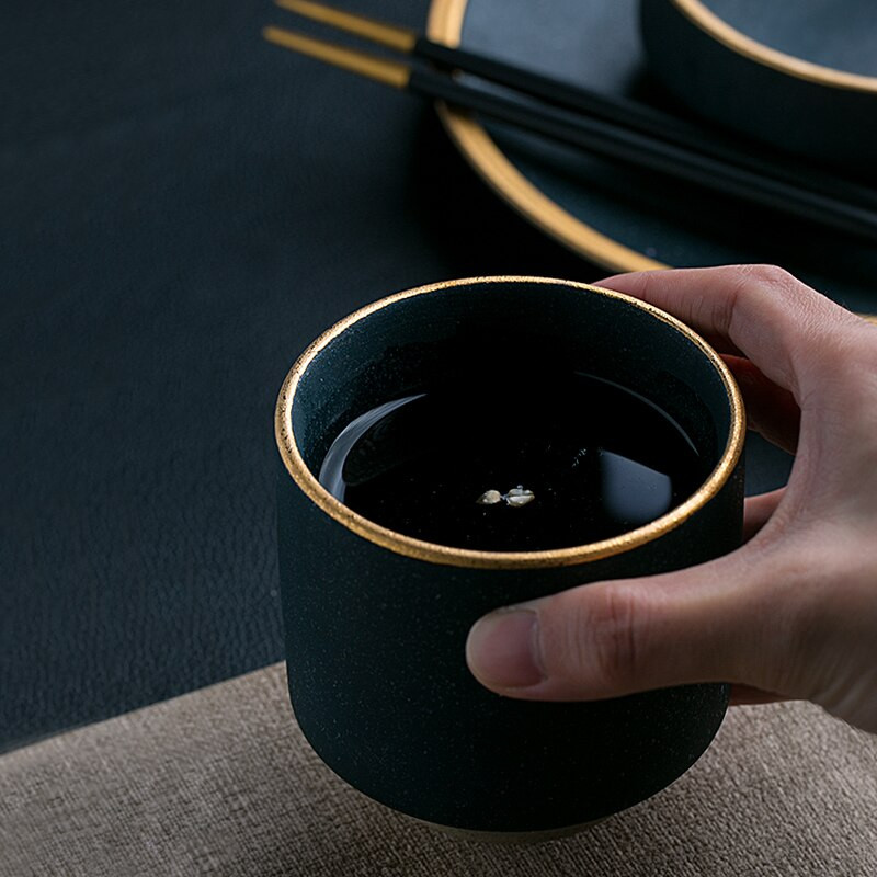 ANTOWALL európai stílusú márvány kerámia italos edények zöld színű csésze arany boros tea csésze 250 ml