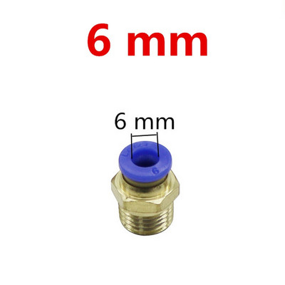 5 бр. Интерфейс за маркуч 6/8/10/12 мм до 1/8" 1/4" Съединител за въздушна тръба с външна резба Бърз конектор Водопроводни тръби Инструменти за градинско напояване