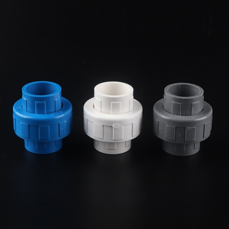 1vnt PVC 20mm 25mm 32mm 40mm vamzdžių jungtis sodo laistymo vandens bako jungties vandens vamzdžio tiesi jungtis