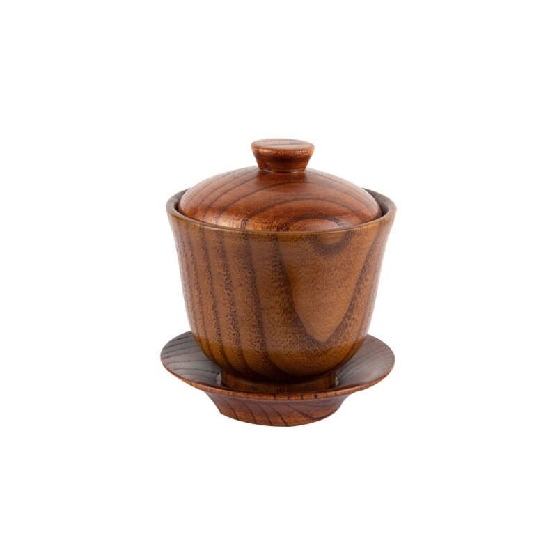 Mediniai arbatos puodeliai Medinės medžiagos Kavos puodeliai Geriamojo puodelio Kavos puodelių komplektai su dangteliu