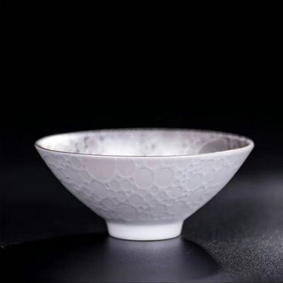 Kreatív 999 Sterling ezüst mesterkupa kerámia teáscsészék irodai kis teástál háztartási, kézzel készített kínai kung fu italos edények