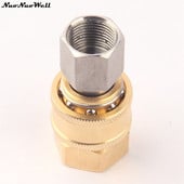 1 rinkinys G 3/8 colių moteriškas siūlas aukšto slėgio skalbimo mašina Greita jungtis Patvari medžiaga Sodo drėkinimo vandens pistoleto jungiamosios detalės