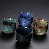 1db/3db japán stílusú kerámia kávéscsésze porcelán személyi egyszemélyes kerámia teáscsészék Italos edények Boros bögre vizes bögrék nagykereskedés