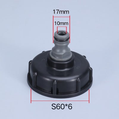 Υψηλής ποιότητας αντάπτορας IBC Tank Adapter 1000L IBC Water Tank Connector Πλαστική προσαρμογή Reducer Fittings Σύνδεσμος σωλήνα οικιακού κήπου