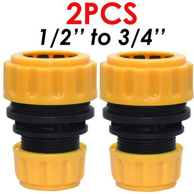 KESLA 2 DB vízcsap tömlő 3/4" - 1/2" adapter szerelvény gyorscsatlakozó csőjavítás univerzális kerti kellékek üvegház