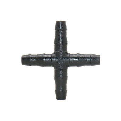 Kit de fitinguri pentru irigare 50 de bucăți Conectori ghimpați pentru irigare prin picurare pentru conectori pentru furtunuri de apă pentru grădină de legume de 1/4 inch