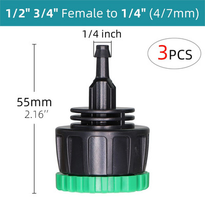 Kertek öntözőcsap csatlakozó tömlőosztók csatlakozó menet 1/2'' 3/4'' - 1/4'' 3/8'' 1/2'' horgas 2-utas 4-utas csőadapter