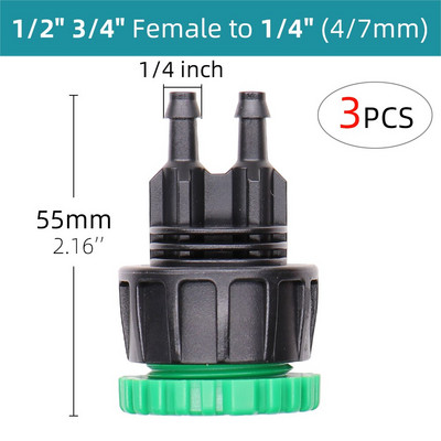 Kertek öntözőcsap csatlakozó tömlőosztók csatlakozó menet 1/2'' 3/4'' - 1/4'' 3/8'' 1/2'' horgas 2-utas 4-utas csőadapter