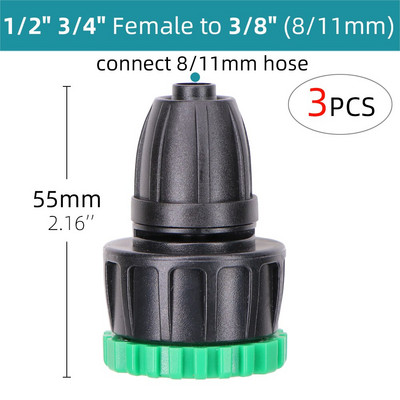 Kertek öntözőcsap csatlakozó tömlőosztók csatlakozó menet 1/2'' 3/4'' - 1/4'' 3/8'' 1/2'' horgas 2-utas 4-utas csőadapter