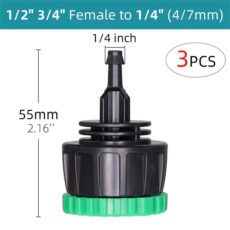 Kertek öntözőcsap csatlakozó tömlőosztók csatlakozó menet 1/2'' 3/4'' - 1/4'' 3/8'' 1/2'' horgas 2-utas 4-utas csőadapter