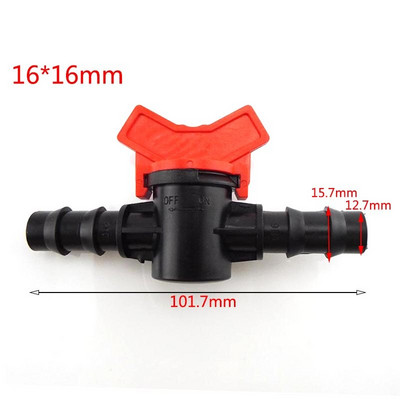 1/2 3/4 kerti öntözőtömlő csap DN15 DN20 öntöző csepegtető vízszelep 16mm 20mm 25mm kerti PE vízzáró csatlakozó daruk