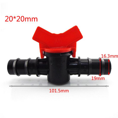 1/2 3/4 kerti öntözőtömlő csap DN15 DN20 öntöző csepegtető vízszelep 16mm 20mm 25mm kerti PE vízzáró csatlakozó daruk