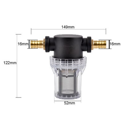 1/2 colio sodo laistymo žarna 80 tinklelio filtras žemės ūkio drėkinimo filtras akvariumo žuvų rezervuaro pagoda varinės jungties vandens siurblio įtempimas