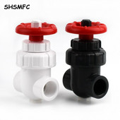 20/25/32/40/50/63mm Aukštos kokybės UPVC sklendė Sodo drėkinimo akvariumo priedai Tikslaus srauto valdymo PVC šliuzo vožtuvas