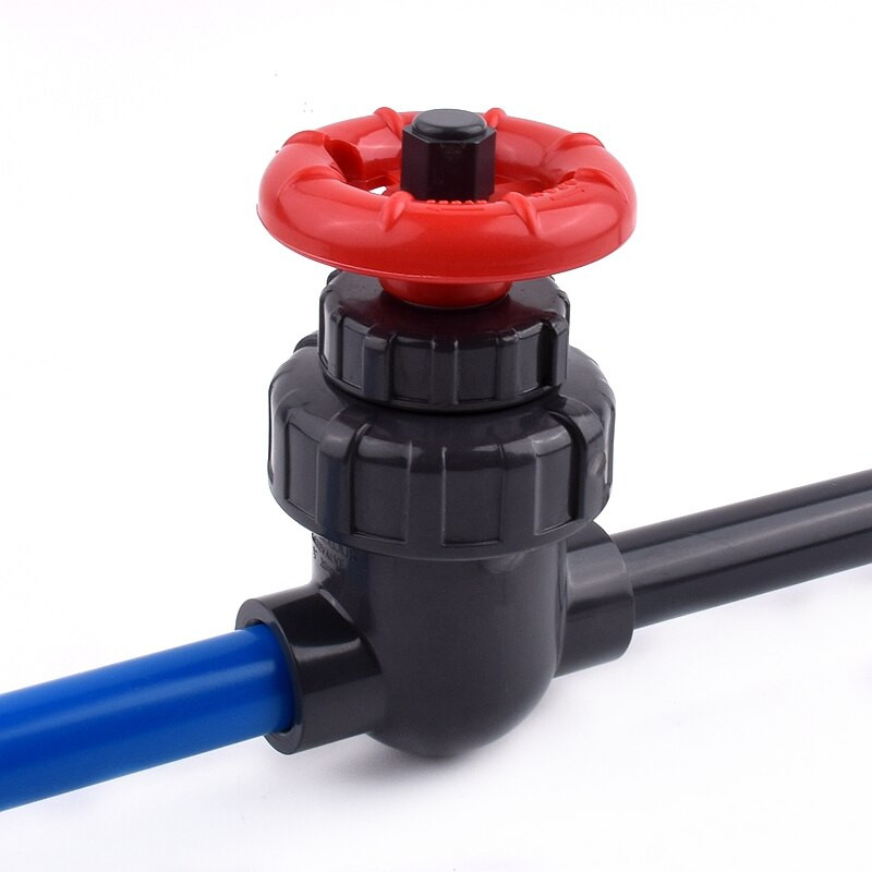 20/25/32/40/50/63mm Aukštos kokybės UPVC sklendė Sodo drėkinimo akvariumo priedai Tikslaus srauto valdymo PVC šliuzo vožtuvas