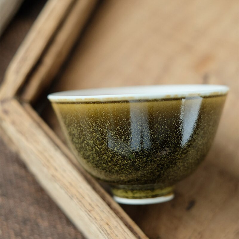 Set de căni de ceai Kung Fu frumos de 80 ml Căni roșii pentru ceremonia ceaiului ceai verde set de ceai 6 persoane taxe