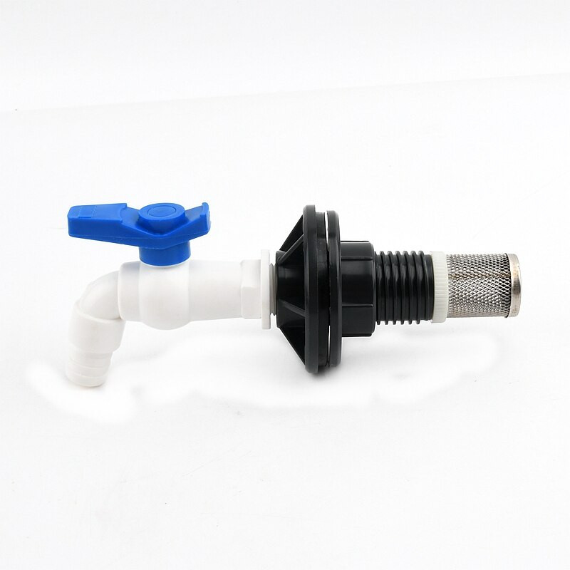 1–8 vnt. 1/2, 3/4, 1 colio UPVC dvigubo sriegio vandens bako jungtys sodo drėkinimo priedai žuvų rezervuaro jungtis