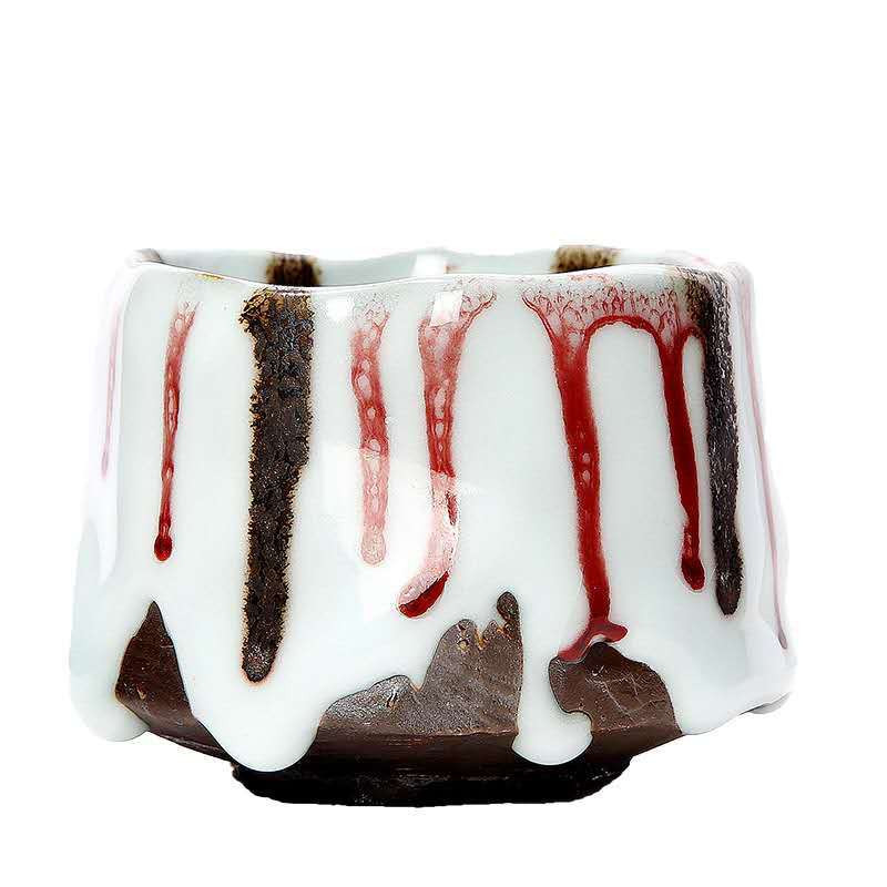 Cuptor mare Tianmu Jianzhan Lemn de foc Ru Cuptor din ceramică Kung Fu Set de ceai o singură ceașcă de ceramică grosieră Master Cup o singură cană cadou