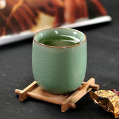Japán Longquan Celadon teáscsésze Kung Fu teáskészlet kerámia kreatív irodai vizes csésze kézzel készített porcelán teástál ajándék ital