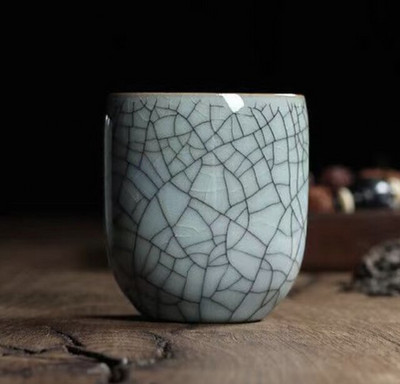 Japán Longquan Celadon teáscsésze Kung Fu teáskészlet kerámia kreatív irodai vizes csésze kézzel készített porcelán teástál ajándék ital