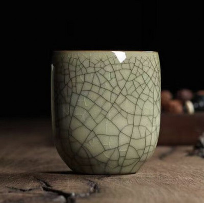 Japán Longquan Celadon teáscsésze Kung Fu teáskészlet kerámia kreatív irodai vizes csésze kézzel készített porcelán teástál ajándék ital