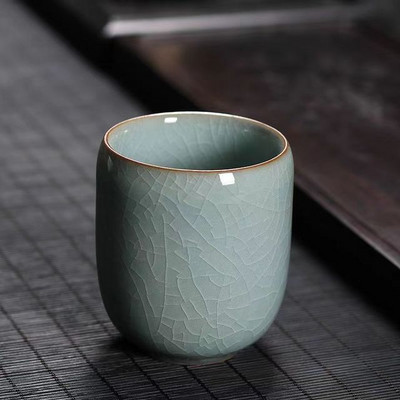Japán Longquan Celadon teáscsésze Kung Fu teáskészlet kerámia kreatív irodai vizes csésze kézzel készített porcelán teástál ajándék ital