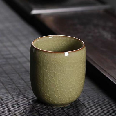 Japán Longquan Celadon teáscsésze Kung Fu teáskészlet kerámia kreatív irodai vizes csésze kézzel készített porcelán teástál ajándék ital