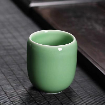 Japán Longquan Celadon teáscsésze Kung Fu teáskészlet kerámia kreatív irodai vizes csésze kézzel készített porcelán teástál ajándék ital