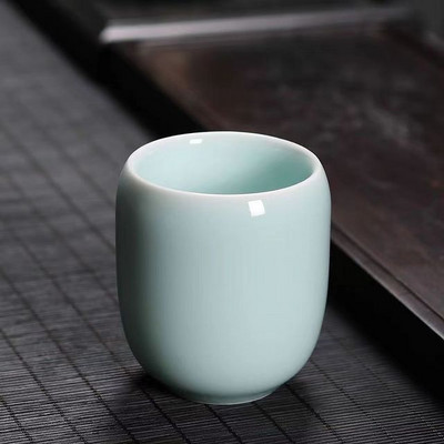 Japán Longquan Celadon teáscsésze Kung Fu teáskészlet kerámia kreatív irodai vizes csésze kézzel készített porcelán teástál ajándék ital
