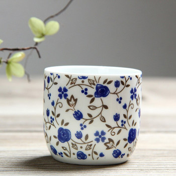 110 ml Jing De Zhen Glaze Painting Малък капацитет Керамична чаша за чай Порцеланова чаша за чай Домашна китайска кунг-фу чаша Комплект за чай Консумативи