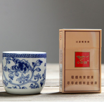 110 ml Jing De Zhen Glaze Painting Малък капацитет Керамична чаша за чай Порцеланова чаша за чай Домашна китайска кунг-фу чаша Комплект за чай Консумативи
