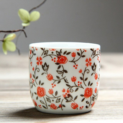 110 ml Jing De Zhen mázas festmény kis kapacitású kerámia teáscsésze porcelán teáscsésze háztartási kínai kung fu csésze teáskészlet kellékek