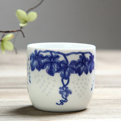 110 ml Jing De Zhen mázas festmény kis kapacitású kerámia teáscsésze porcelán teáscsésze háztartási kínai kung fu csésze teáskészlet kellékek